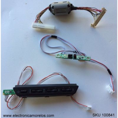 KIT DE CABLES PARA TV / TCL / 40-32E330-IRC2LG / 40-F3300B-KEC2XG / MODELO LE32HDF3010